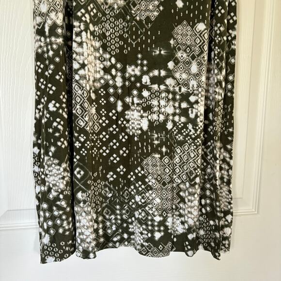 Sonoma Abstract Print Maxi Skirt Green White Small - Picture 7 of 11